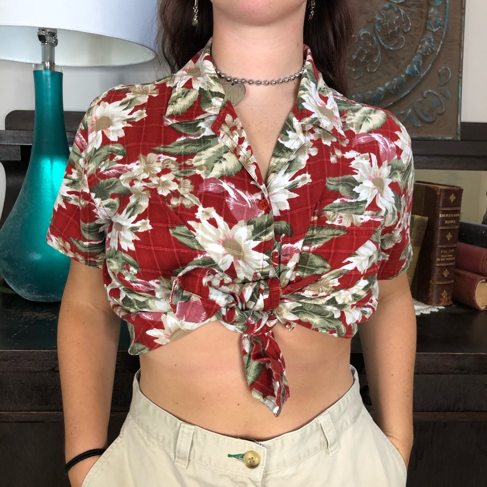 Vintage Fiorlini International floral shirt.